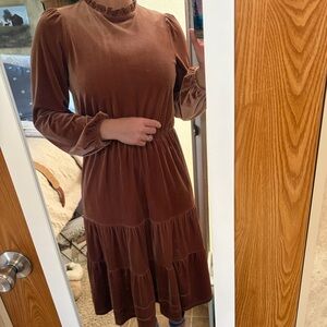 Bohme Pink Velvet Dress